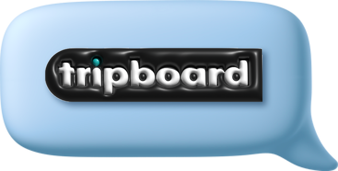 tripboard 3d blue